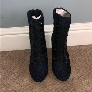 Forever 21 Tweed Booties